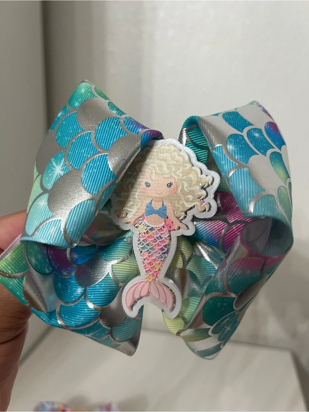 Kids Mermaid/ Unicorn Bow bundle,Pink, Teal, Blue